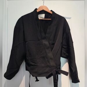 Zara Black Kimono Inspired Jacket